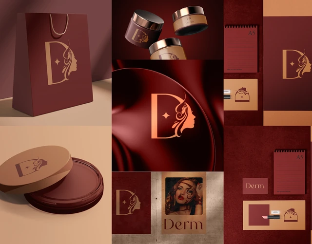 Derm Makeup Elegant Visual Identity