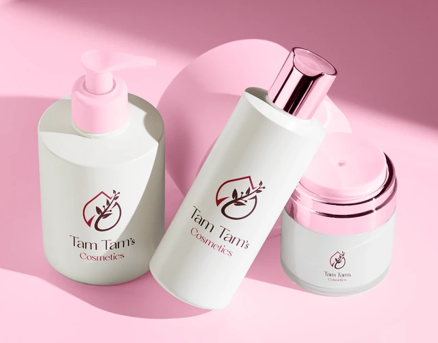 TamTam's Elegant Cosmetics Brand Visual identity
