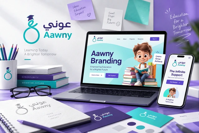 Aawny Logo Sketch & Design