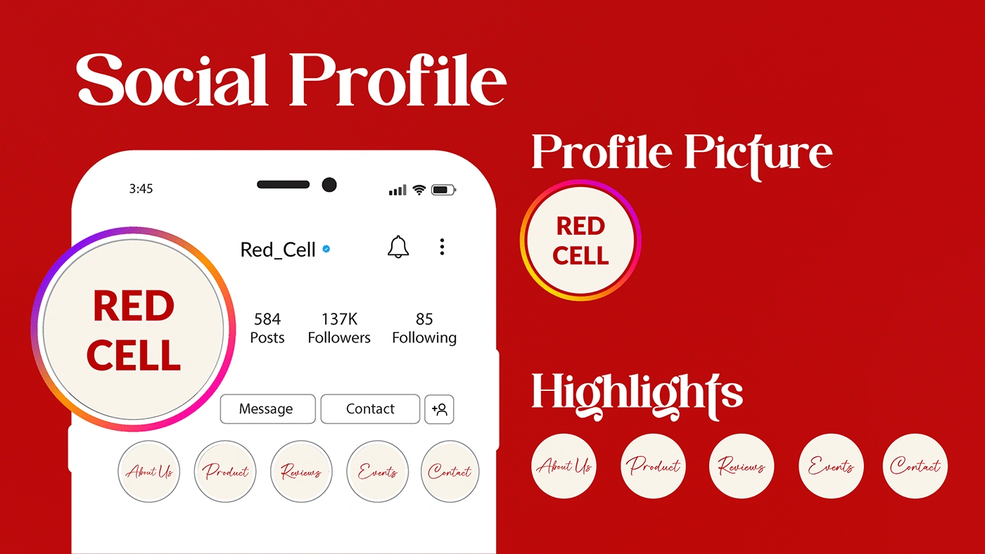 Red Cell Cosmetics Product Full Branding — Artwork 18